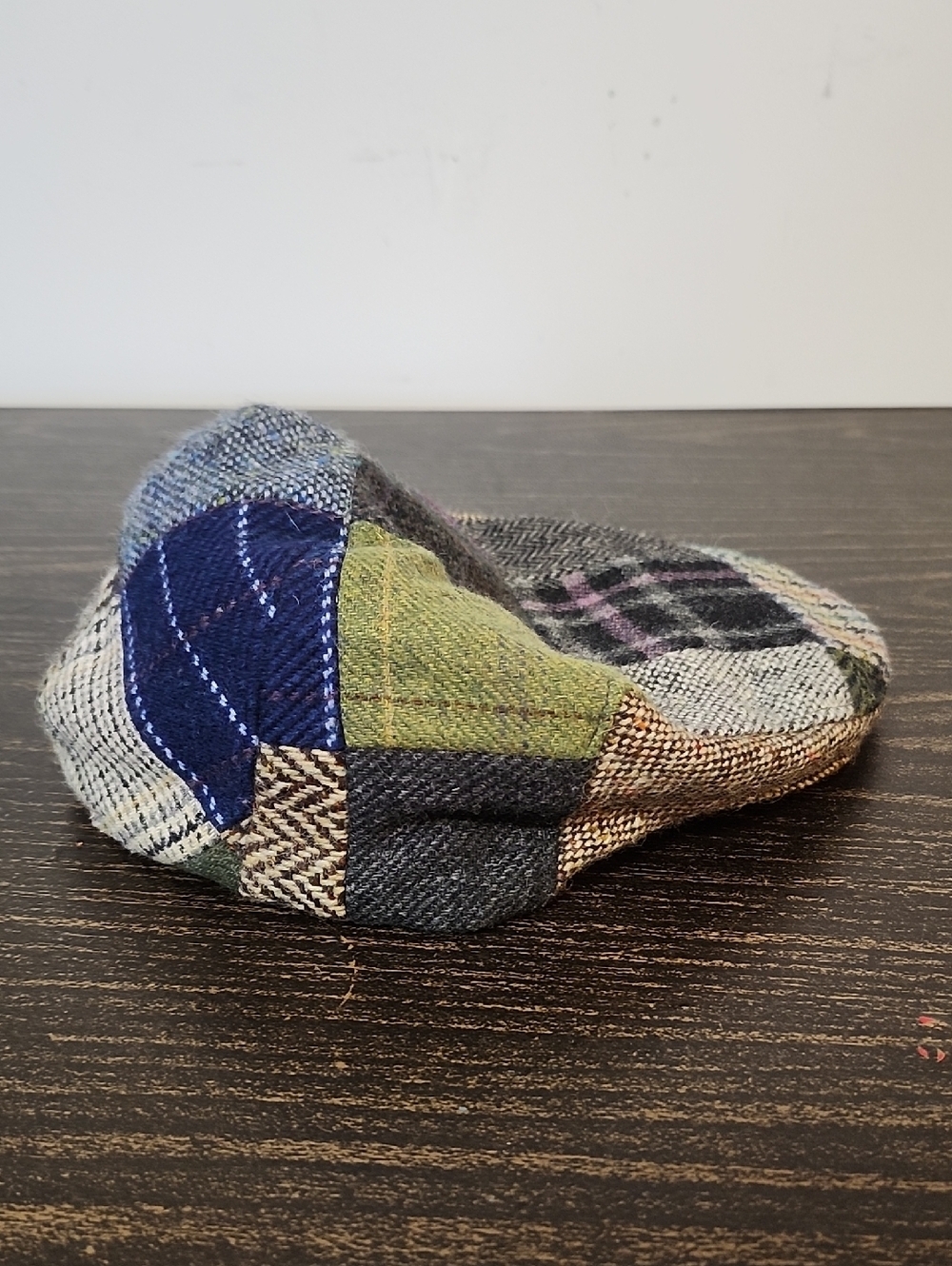 John Hanly Ireland New Wool Patch Donegal Tweed Hat Os View 4